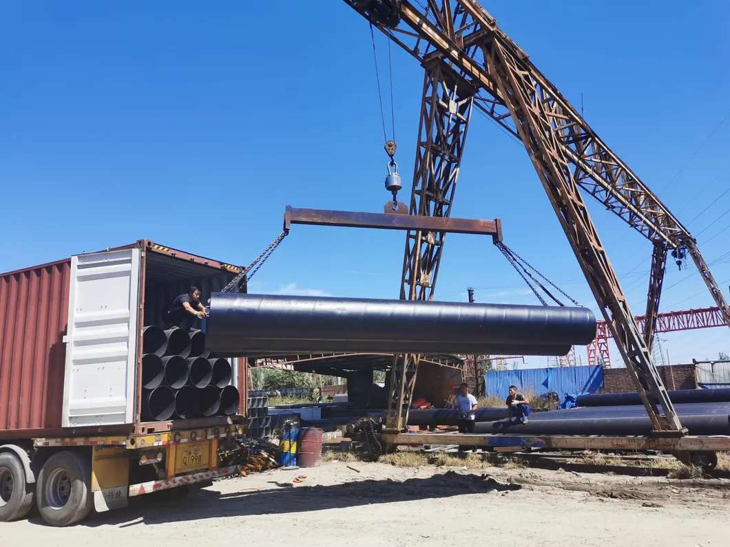 (ASTM/SGS) Hot Rolled ERW Q215 Q235 Spiral Steel Tube