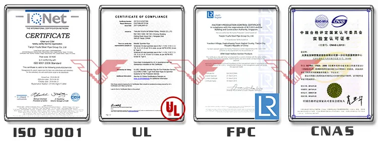 1/2 Inch - 8 Inch BS 1387 Light / Medium Grade Hot DIP Galvanized ERW Steel Pipe and Tube