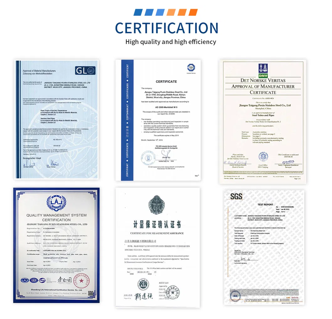 1.4372 Stainless Steel Decorative Tube SUS201 Bright Stainless Steel Tube Stainless Steel Color Pipe