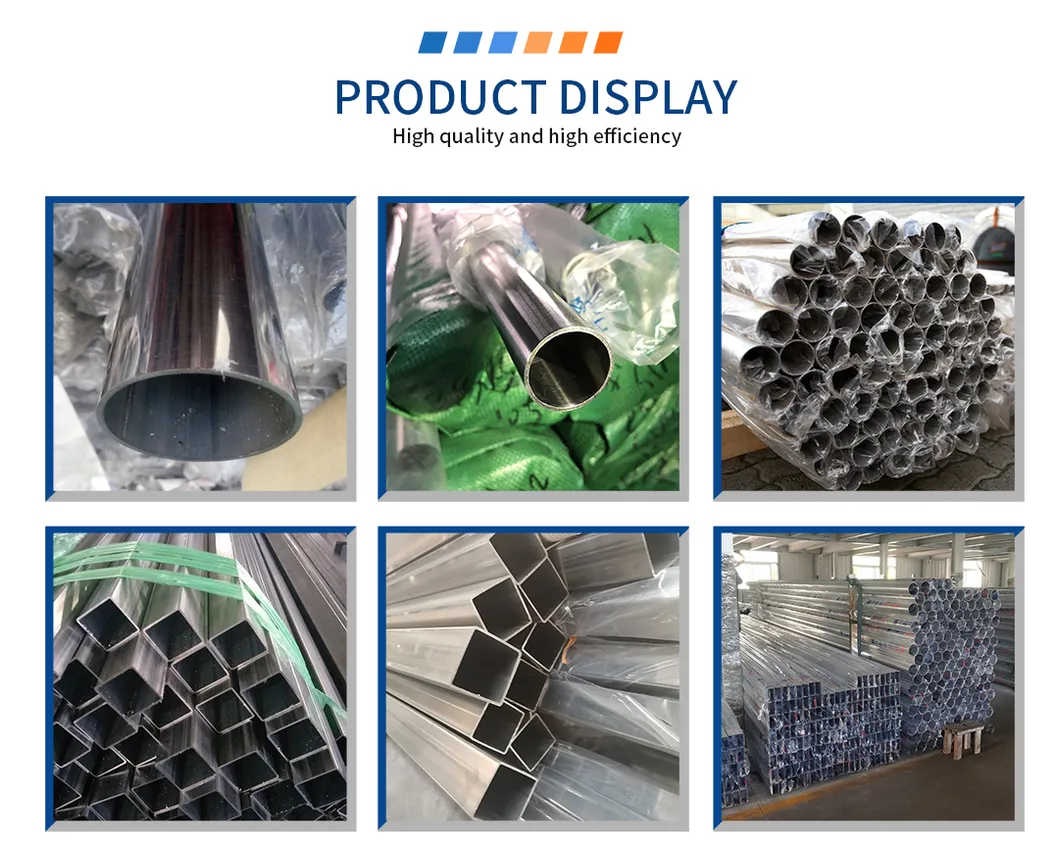 1.4372 Stainless Steel Decorative Tube SUS201 Bright Stainless Steel Tube Stainless Steel Color Pipe