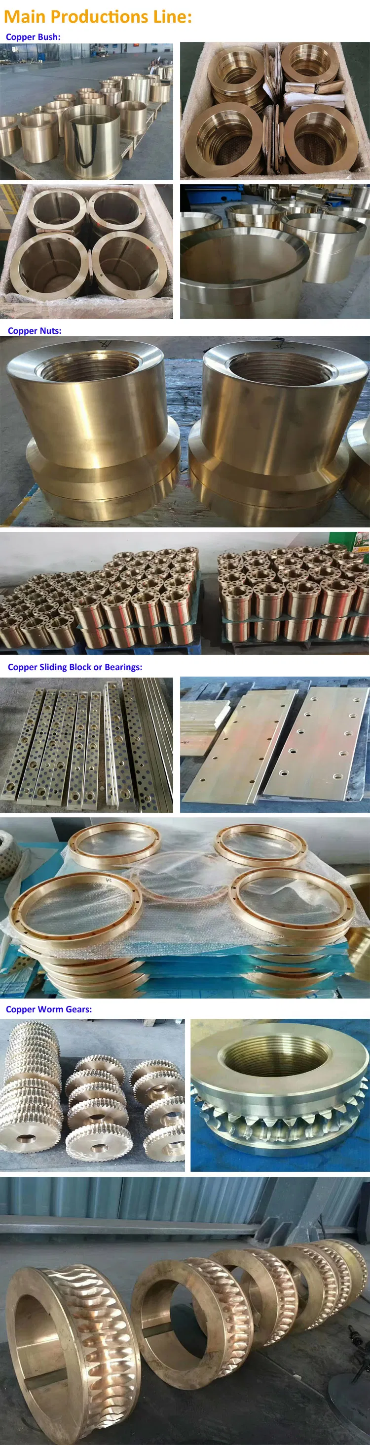 10-5 Sn-Bronze Copper Bush Customization Processing Factory