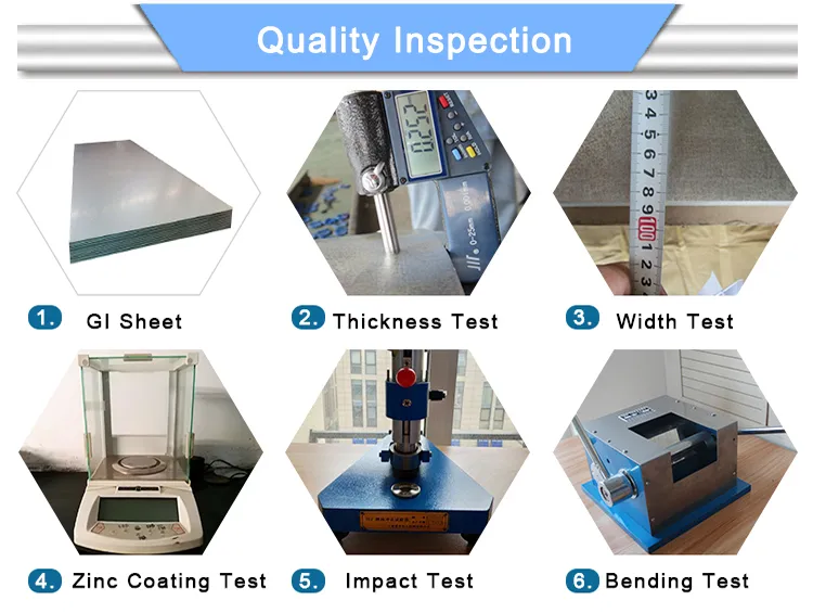16 Gauge Gi Galvanized Metal Sheet