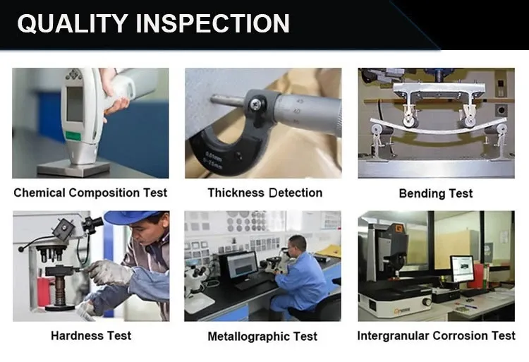 201 304 316 Stainless Steel Sheet PVD Gold 8K Hairline 304 316L 304L Stainless Steel Sheet