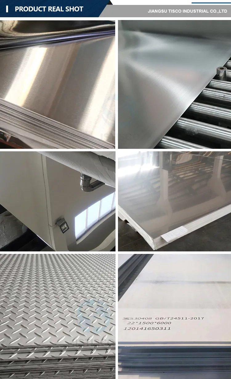 201 304 316 Stainless Steel Sheet PVD Gold 8K Hairline 304 316L 304L Stainless Steel Sheet