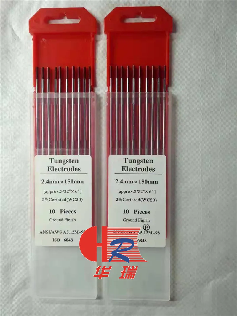 3.0mm*150mm Wt20 Tungsten Welding Electrodes