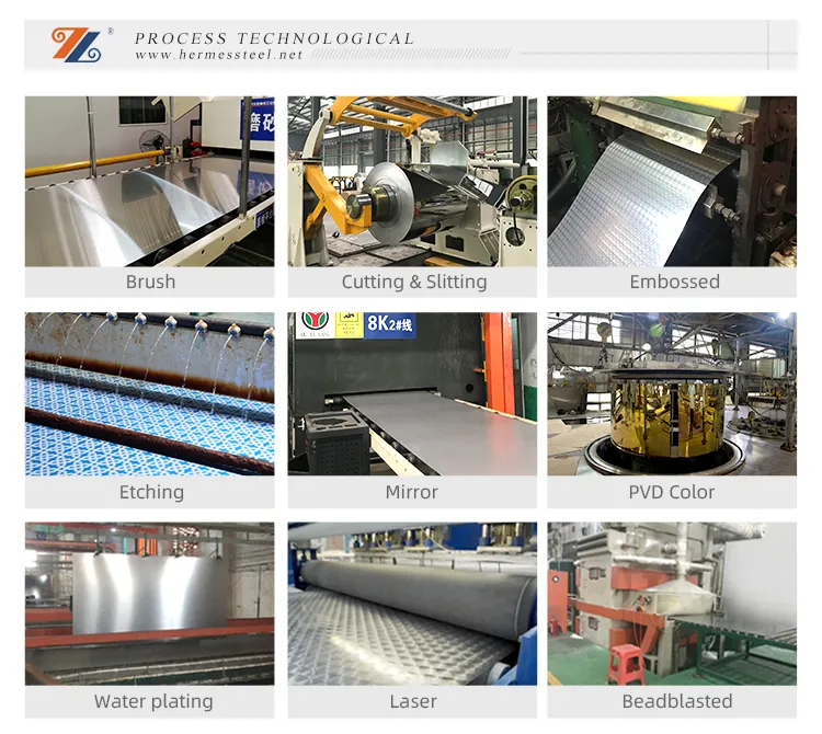 304 Stainless Steel Sheet with Certificate for Exporting Etched Surface for Elevator Wall Decoration