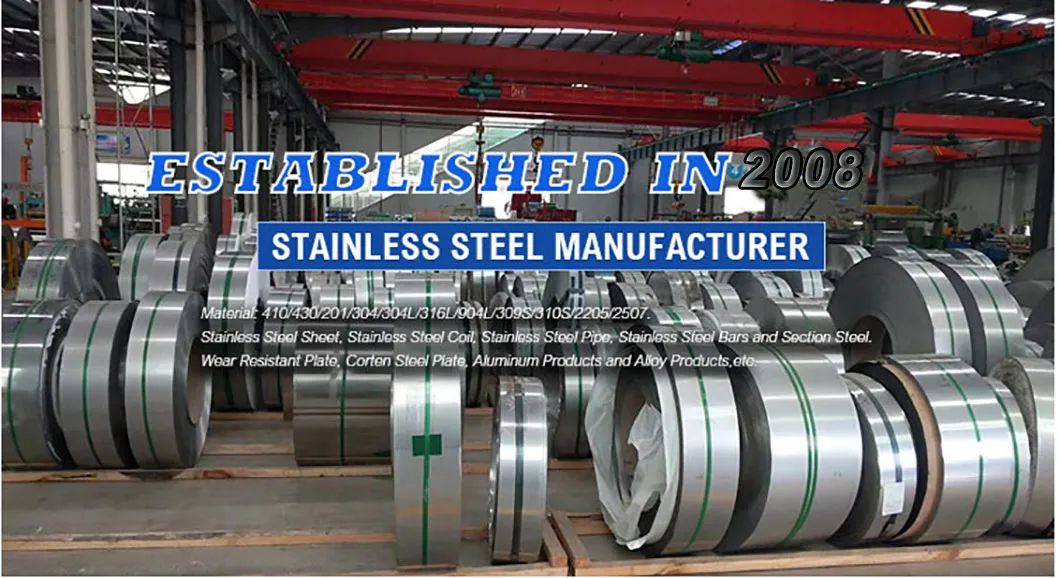 316 316L 304 Polished Hot Rolled and Cold Rolled Stainless Steel Coil Prices Made in China