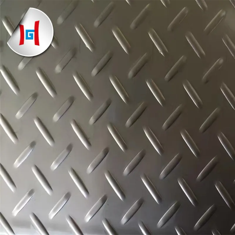 4*8 FT 3mm 304 316 Checkered Stainless Steel Sheet Acero Inoxidable Cuadros Hojas for Building Decoration