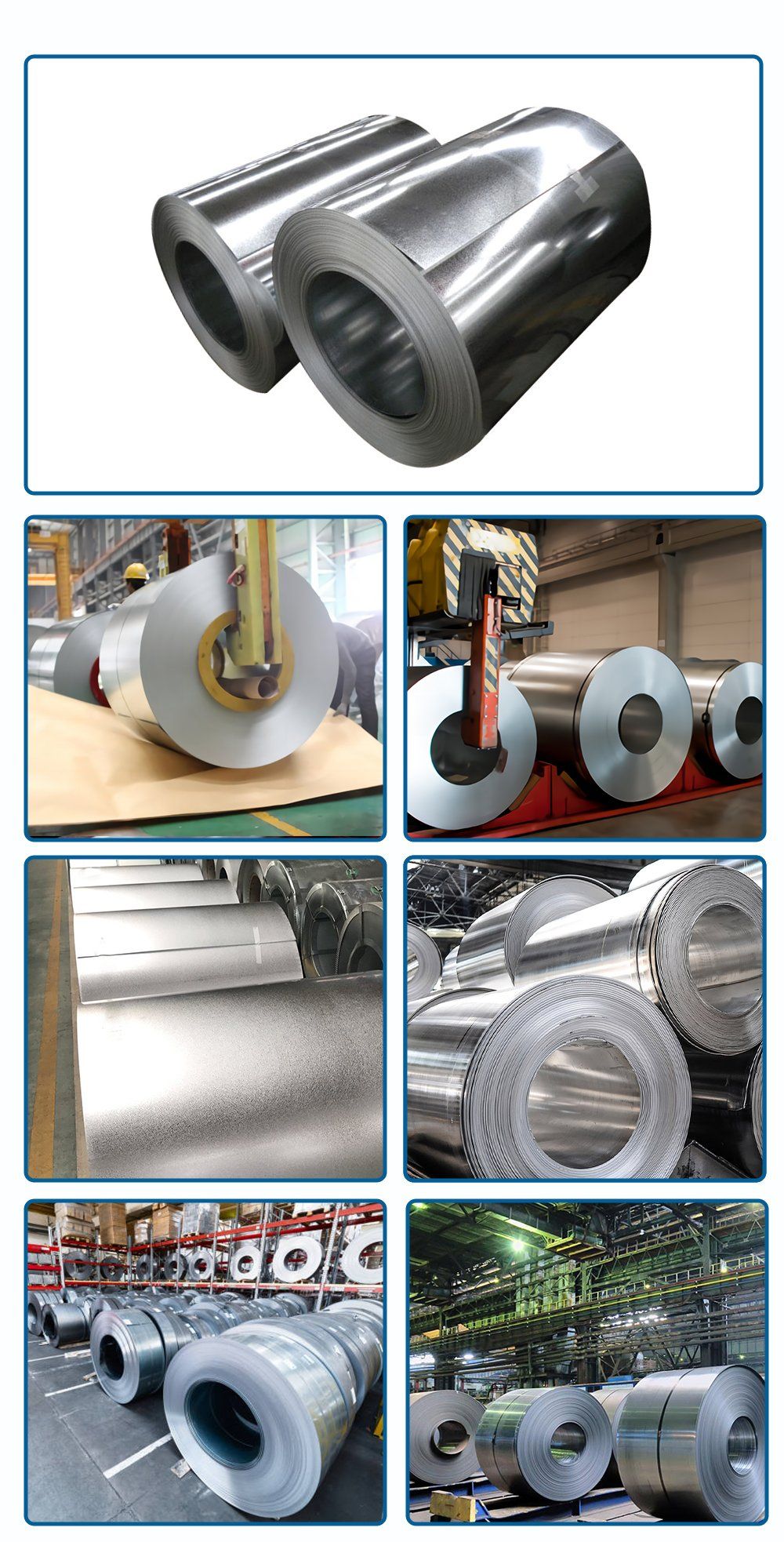 600-1250mm 1015 1075 Coated Galvanized Steel Coil