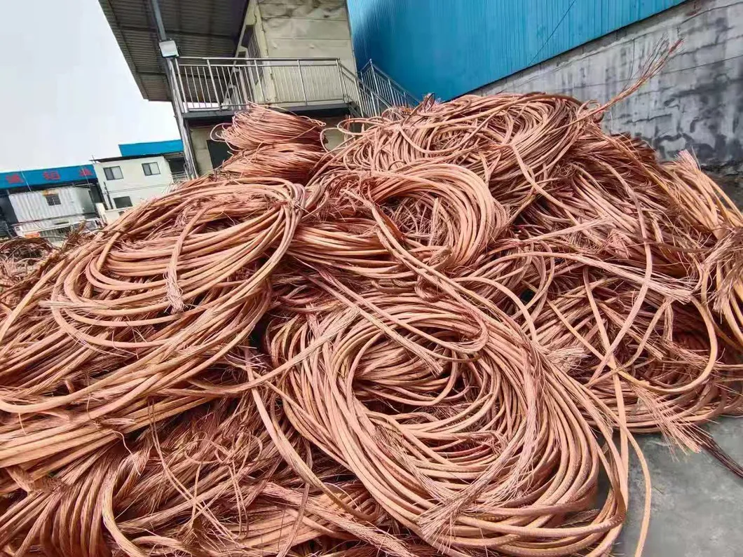 99.99% Copper Wire Scrap Copper Cable for Air Condition Metal Plate Made in China