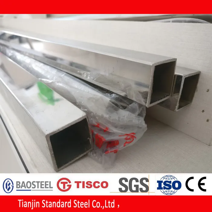 AISI 304 Ss Rhs / Shs Tube Mirror Finish
