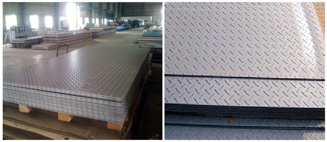 Aluminium Chequered Sheet 1050 1060 5 Bars Aluminum Tread Checkered Plate