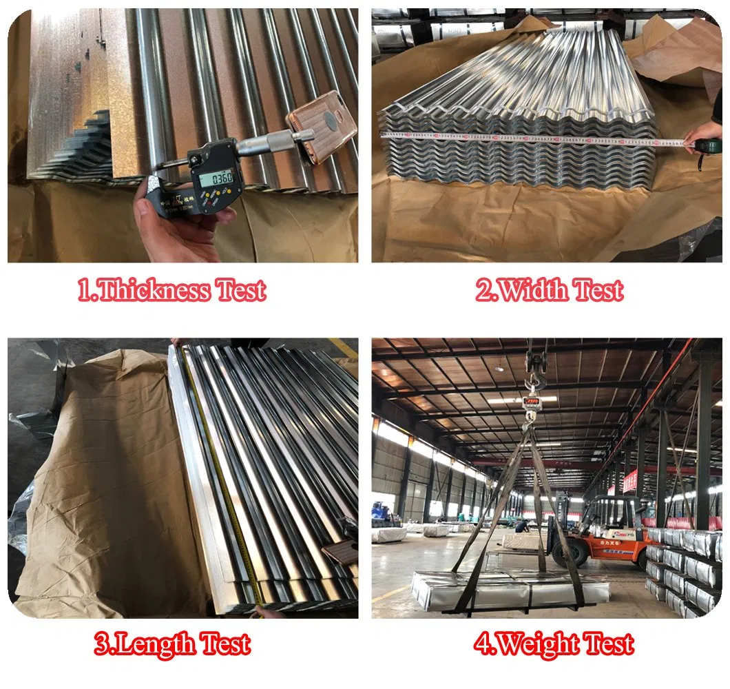 Anti Finger Corrugated Wave Type Galvalume Steel Roofing Sheet