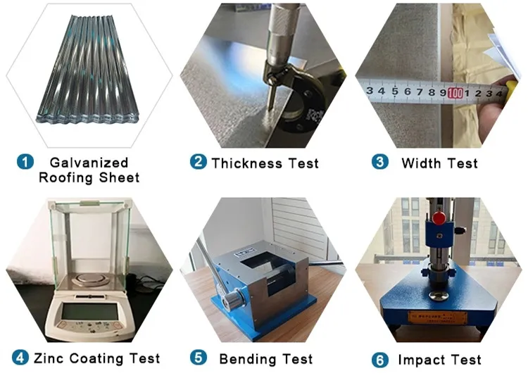 Anti Finger Print 0.8mm Thickness Corrugated Roofing Sheet Galvalume