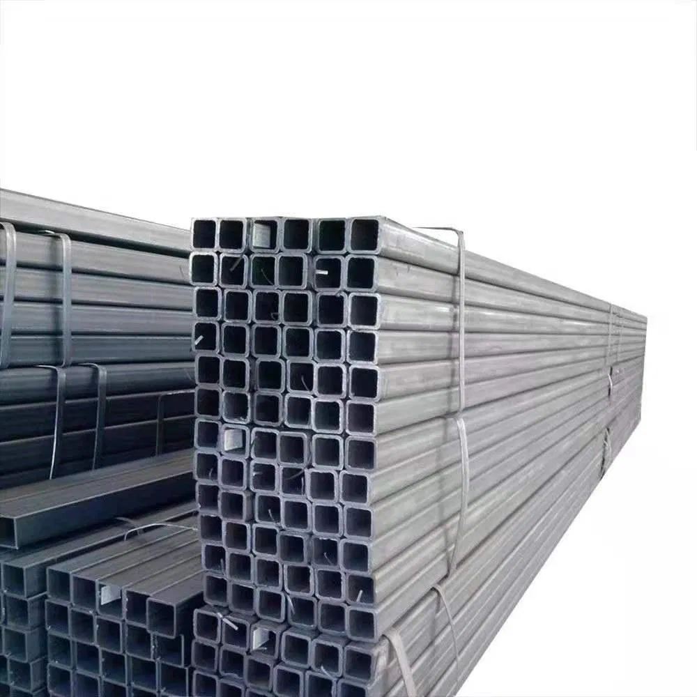 ASTM A106 A36 A53 1.0033 BS 1387 Ms ERW Hollow Steel Pipe Gi Hot DIP Galvanized Steel Pipe EMT Welded Steel Square Round Pipes