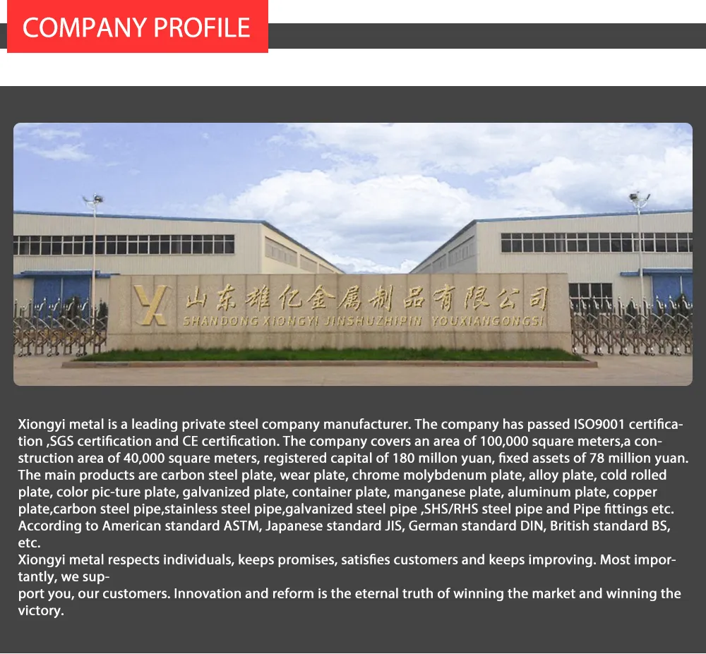 ASTM A283 Grade C Mild Carbon Steel Plate 6mm Thick Galvanized Steel Sheet Metal
