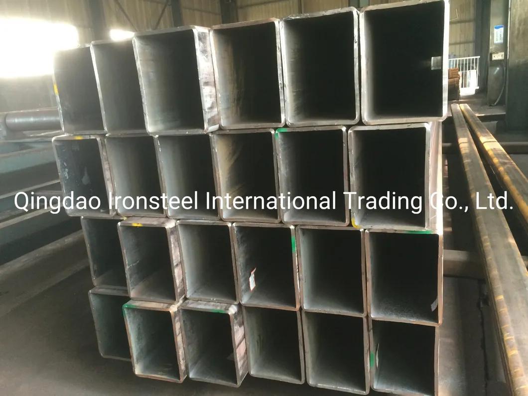 ASTM A500 400mmx200mm Rectangle Seamless Steel Pipe Hollow Section