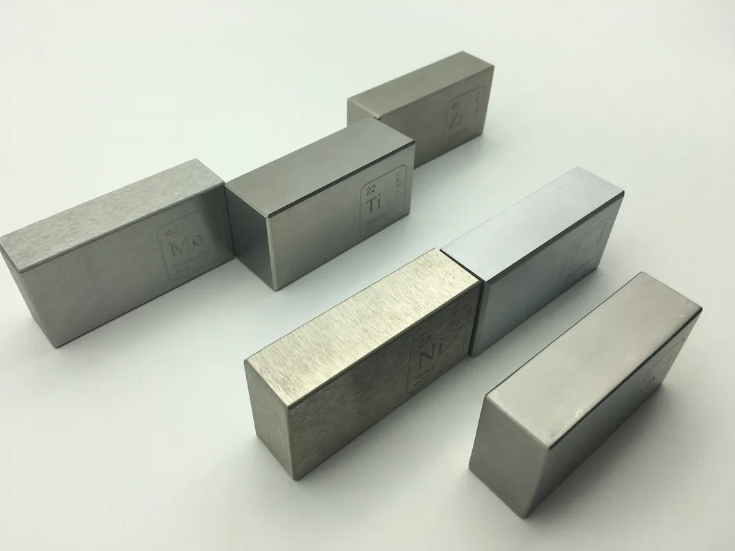 ASTM B348 ASTM 381ti 6al 4V Gr5 Titanium Alloy Forged Square Blocks in Stock