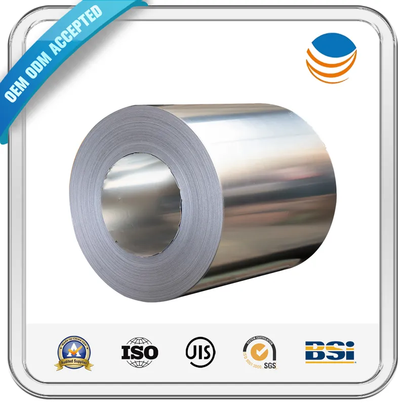 ASTM Factory Direct 304 Polished 1250 *1.2mm Cold Rolled Stainless Steel Coils in Stock in China