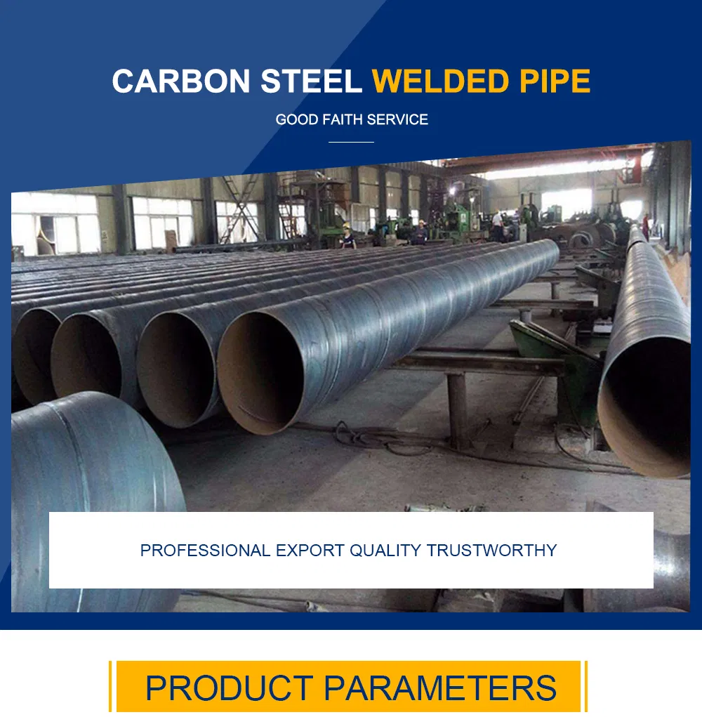 ASTM Standard AISI 1020 1030 Forged Steel Pipe Carbon Steel Spiral Round Pipe Price