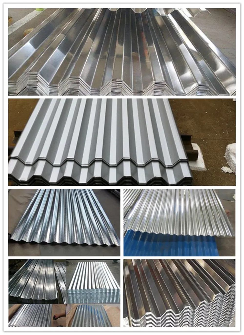 Axtd Steel! 914mm Width 28 Gauge Bwg 28 Gi/Galvalume Corrugated Roofing Sheet