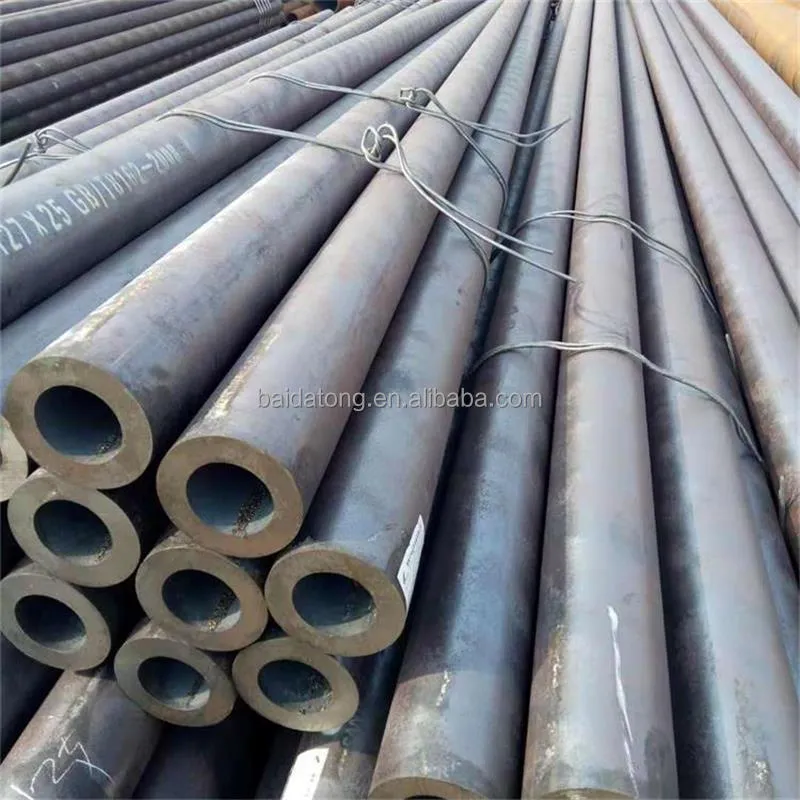 Baidatong Hot Rolled Carbon Seamless Steel Pipe St37 St52 1020 1045 A106b Fluid Pipe