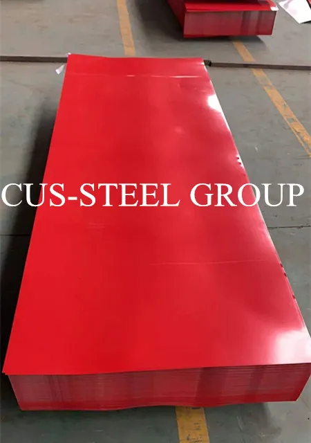 Blue Metal Roof Cladding/Red Corrugated Roofing Sheets