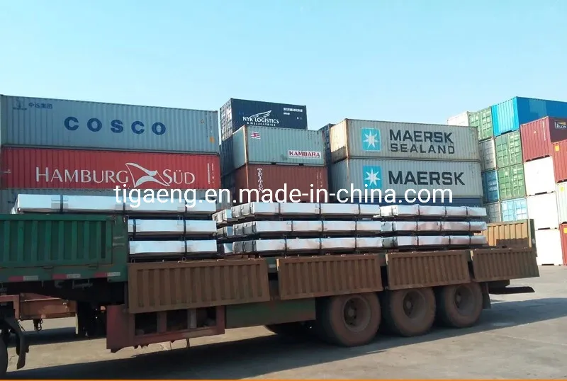 Box Profile Colorful Aluzinc Galvanized Metal Roofing Sheet for Building Material