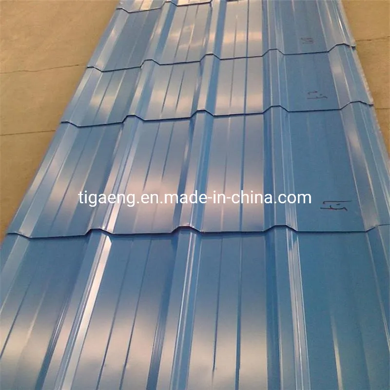 Box Profile Colorful Aluzinc Galvanized Metal Roofing Sheet for Building Material