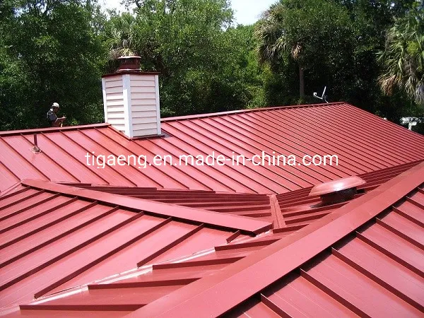 Box Profile Colorful Aluzinc Galvanized Metal Roofing Sheet for Building Material