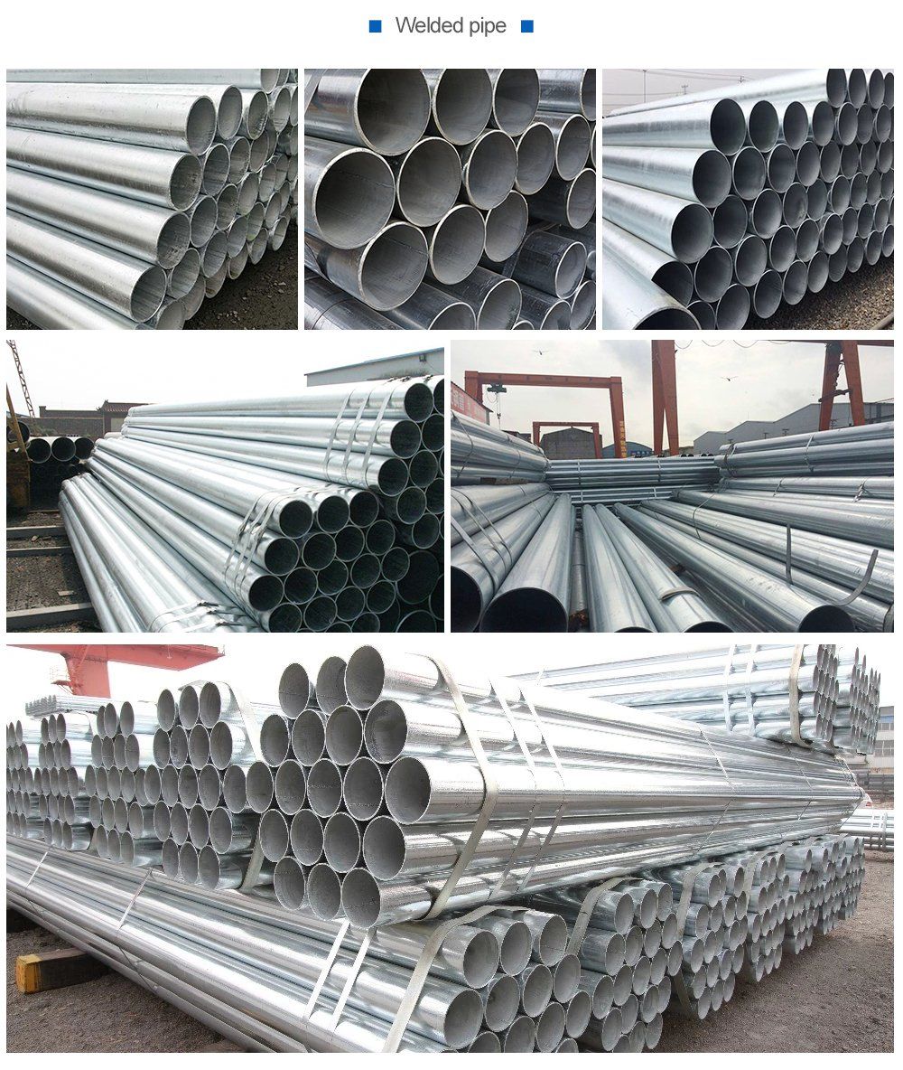 BS 1387 ASTM A53 a 500 Galvanized Steel Pipe Factory