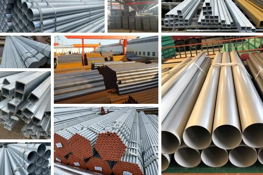 Building Material Carbon Iron/DIP Galvanized/Stainless Seamless Round/Square Steel Tube/Pipe