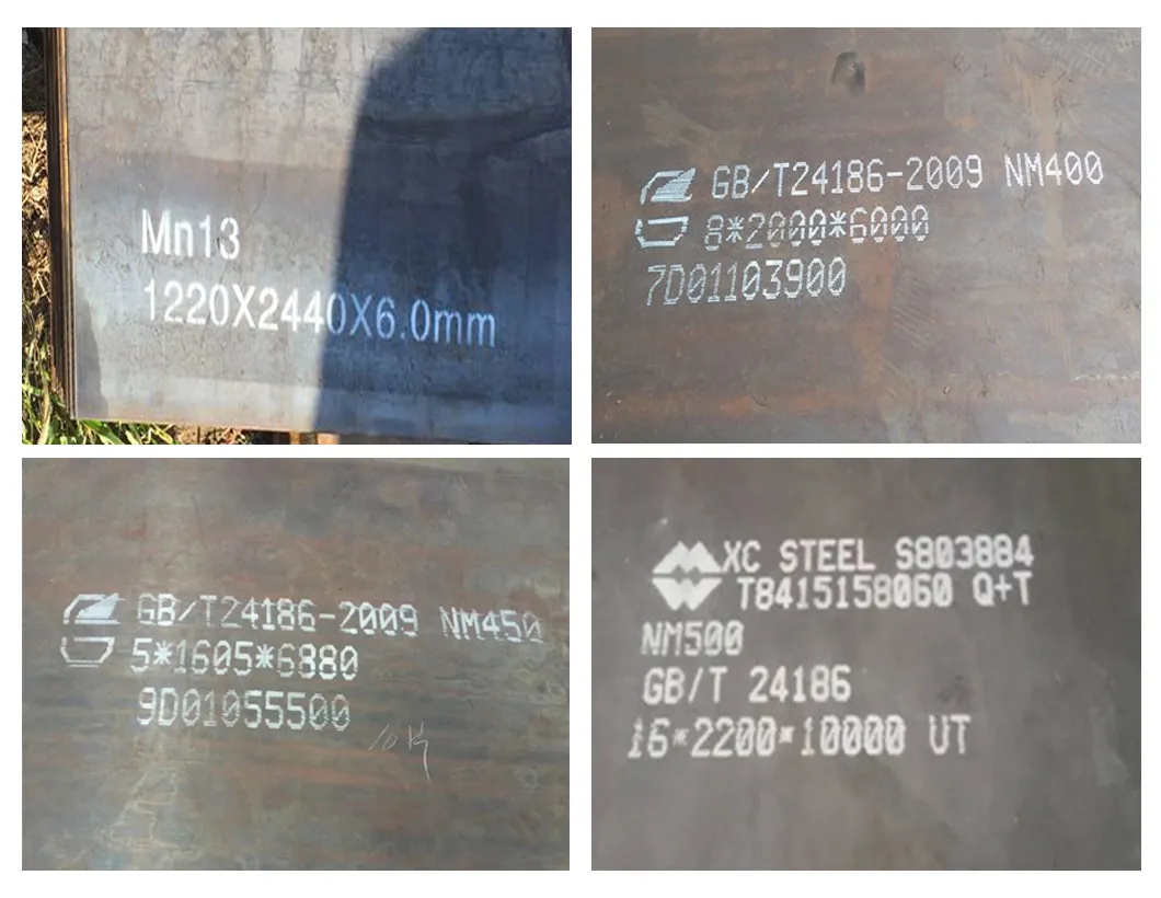 Building Material Nm360 Nm450 Abrasion Resistant Wear Steel Plate
