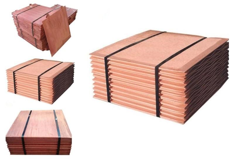 China Factory Supplies High Purity Professional Export 99.99 Copper Cathode