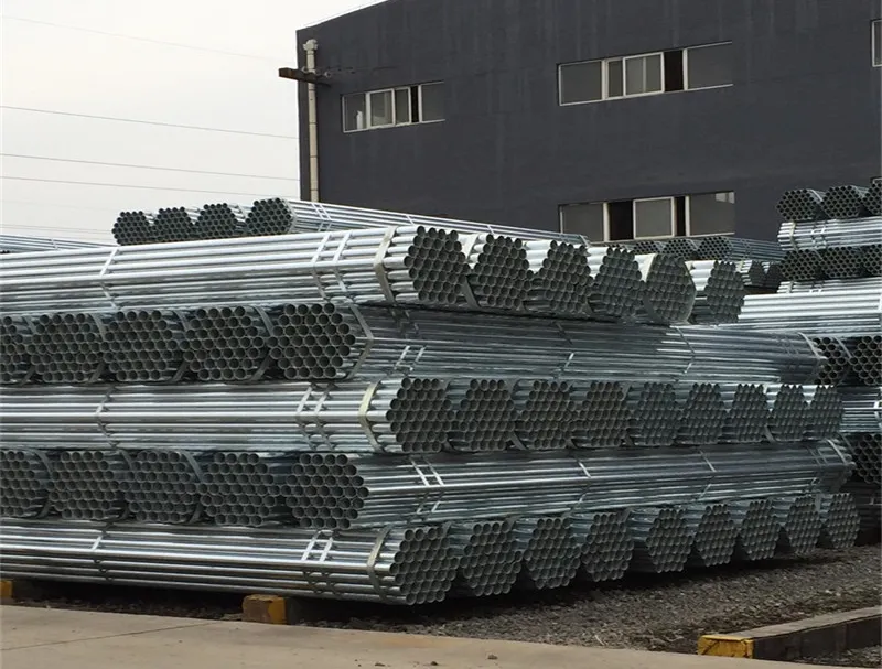 China Shengteng Brand BS 1387 Grade B Carbon Pre- Galvanized Steel Pipe