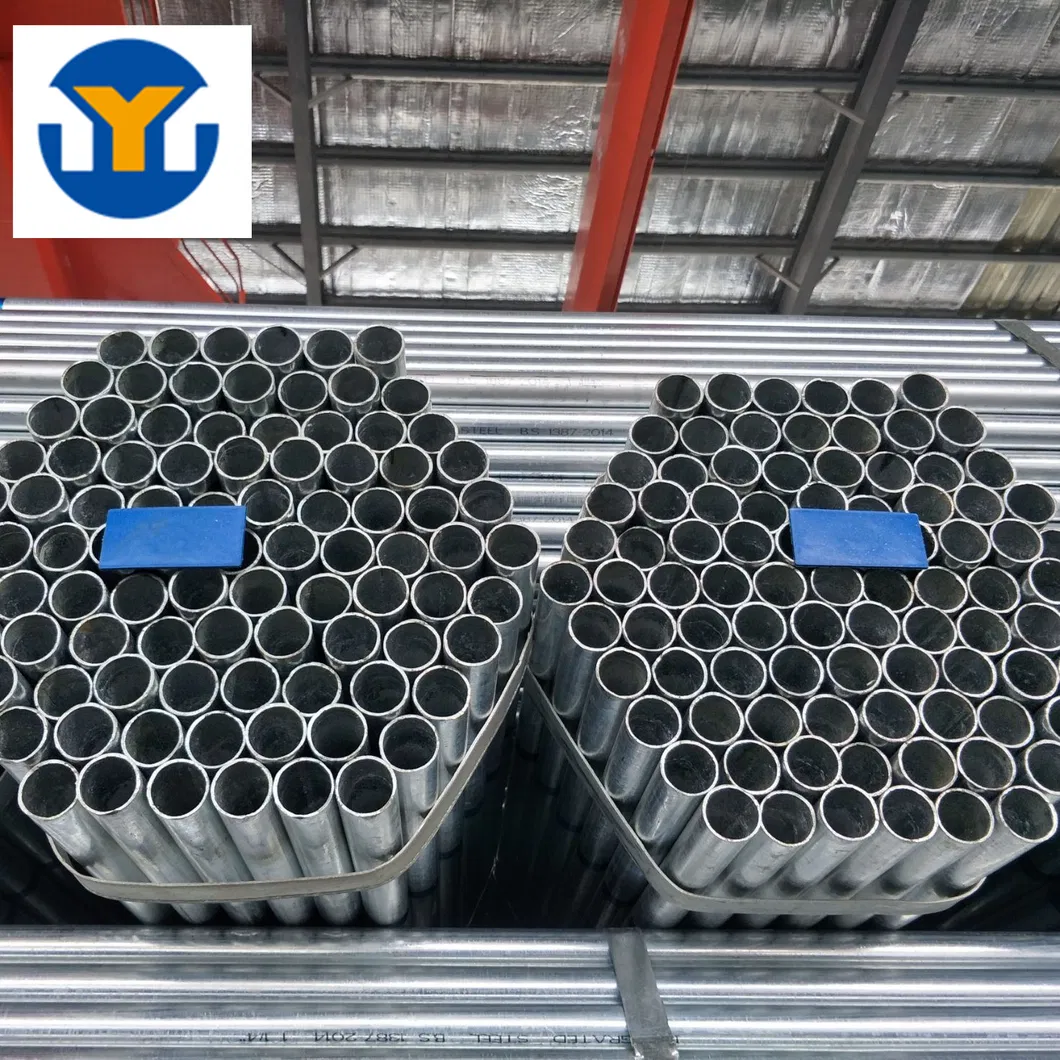 Chinese Supplier Standard Size BS 1387 Galvanized Iron Steel Gi Pipe