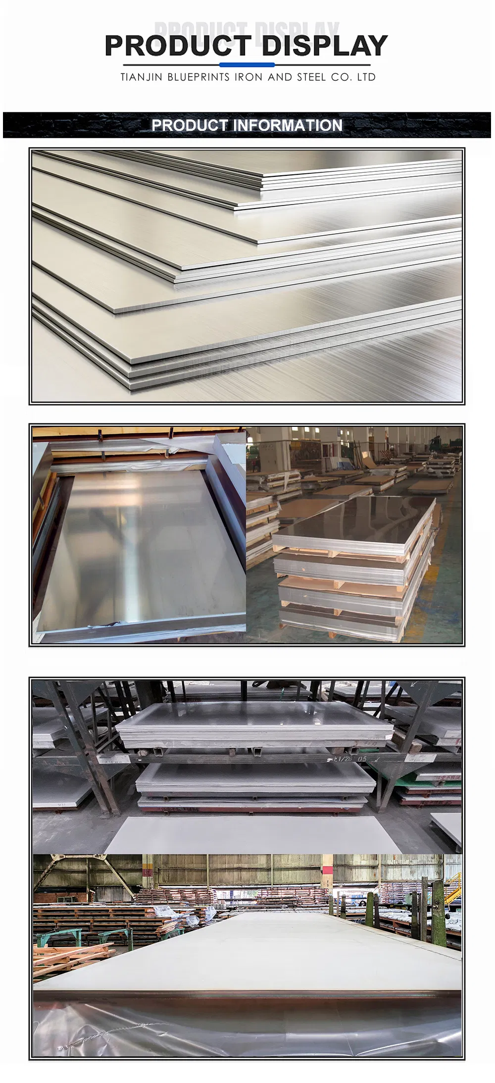 Cold Rolled 5X10 4mm 40mm Thick 1mm 304L 4X8 Stainless Steel Sheets