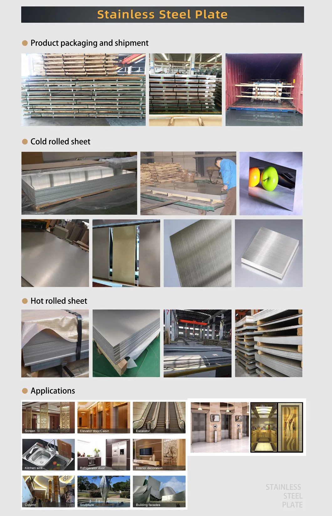 Custome S Request Mirror Stainless Steel Sheet Steel Sheets 304 Within 7-10 Working Days