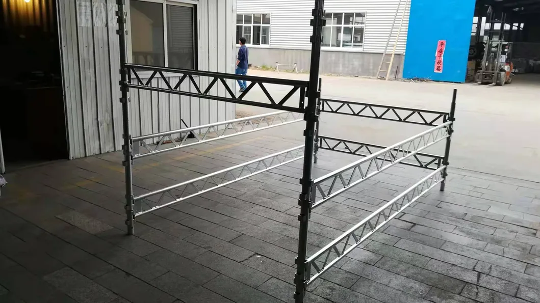 Double Guardrail Construction Standard High Quality Haki Scaffolding