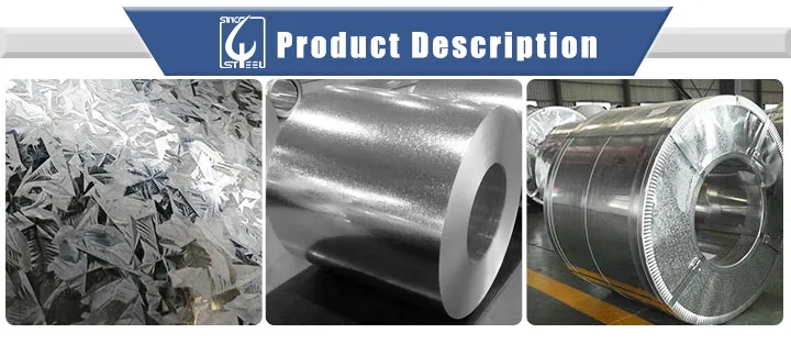 Dx51d+Z 30-600G/M2 Coating Weight Punching Galvanized Steel Coil