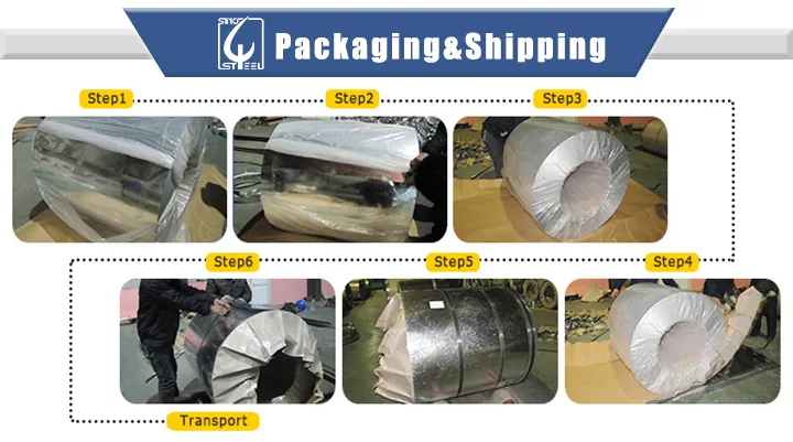 Dx51d+Z 30-600G/M2 Coating Weight Punching Galvanized Steel Coil