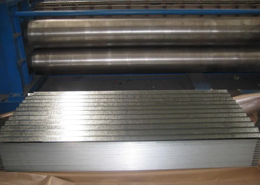 Dx51d Zinc Corrugated Galvanized Steel Roofing Sheet for Building