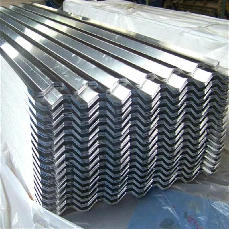 Dx51d Zinc Corrugated Galvanized Steel Roofing Sheet for Building