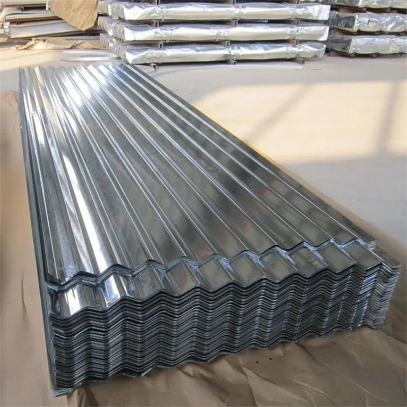 Dx51d Zinc Corrugated Galvanized Steel Roofing Sheet for Building