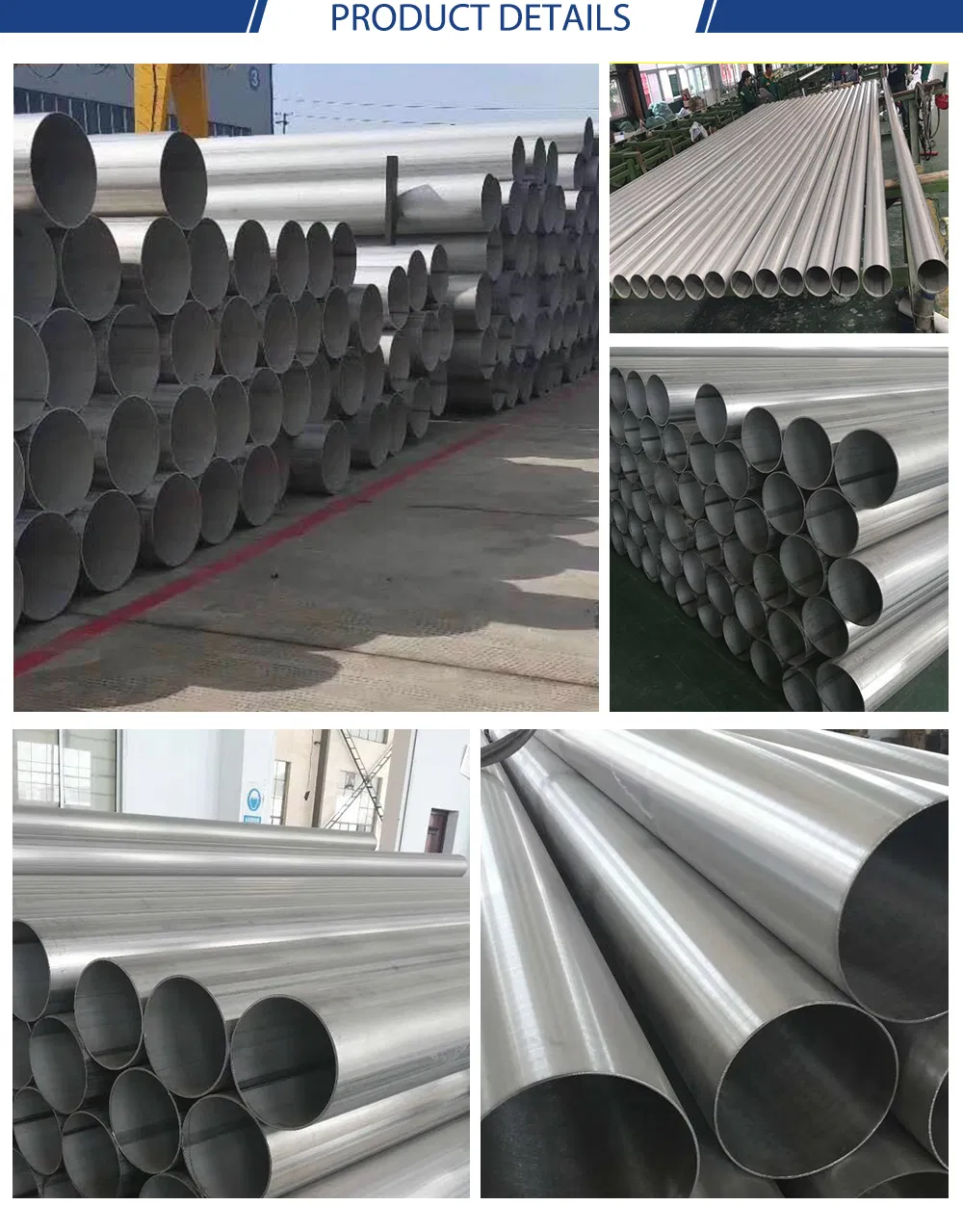 En 10217 20 Inch Stainless Steel Large Diameter Welded Pipe