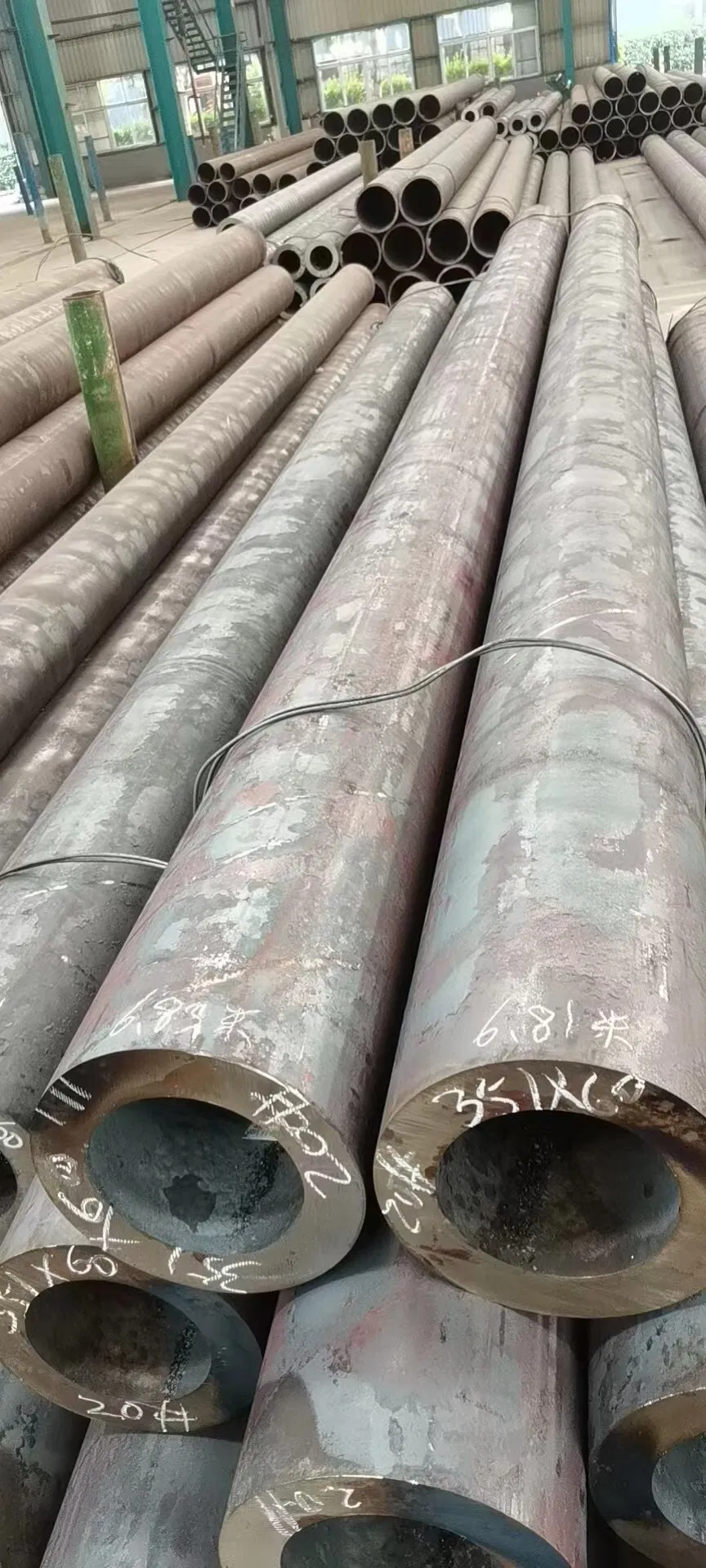 En C45 Steel Pipe Cutting ASTM 1045 Steel Pipe Manufacturer Grade 45 Steel Tube Turn-Milling Factory