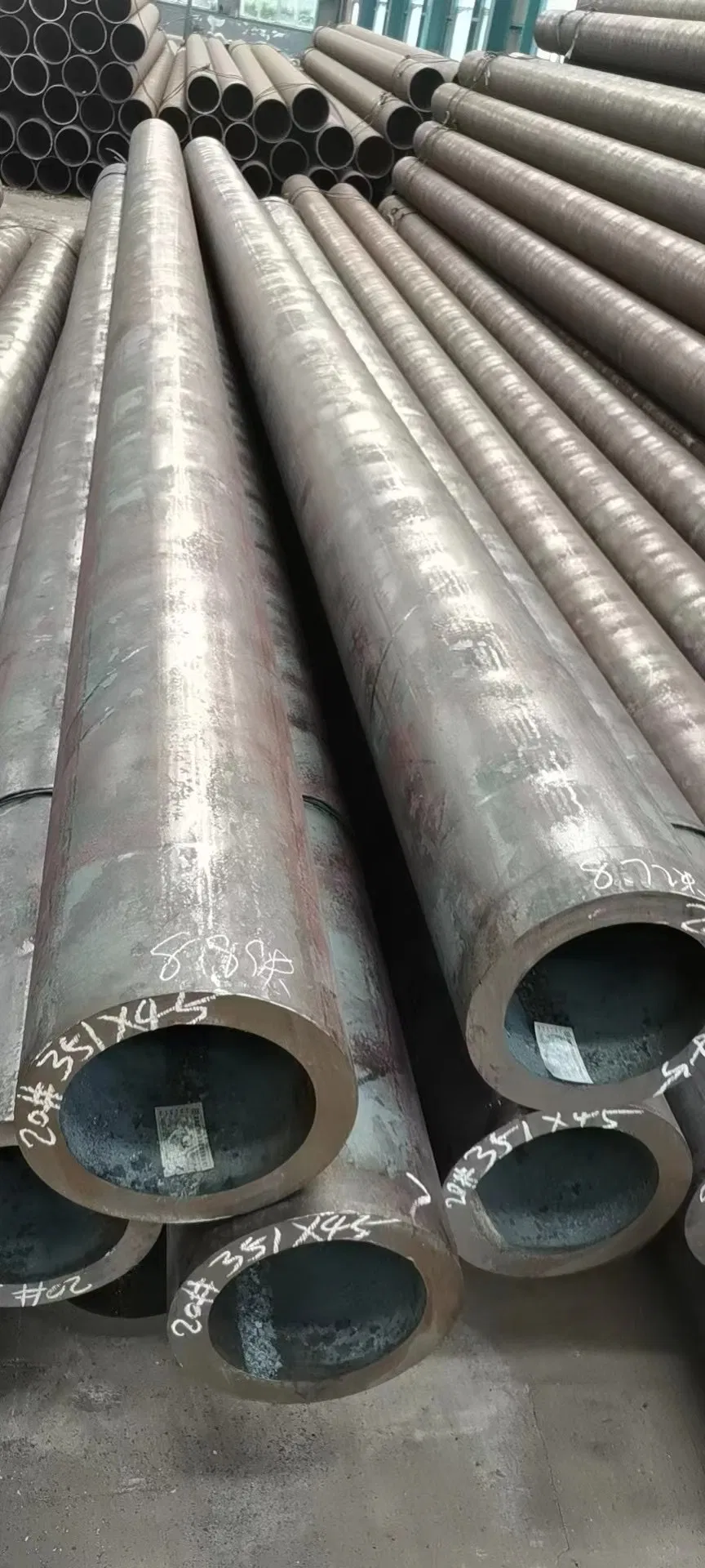 En C45 Steel Pipe Cutting ASTM 1045 Steel Pipe Manufacturer Grade 45 Steel Tube Turn-Milling Factory