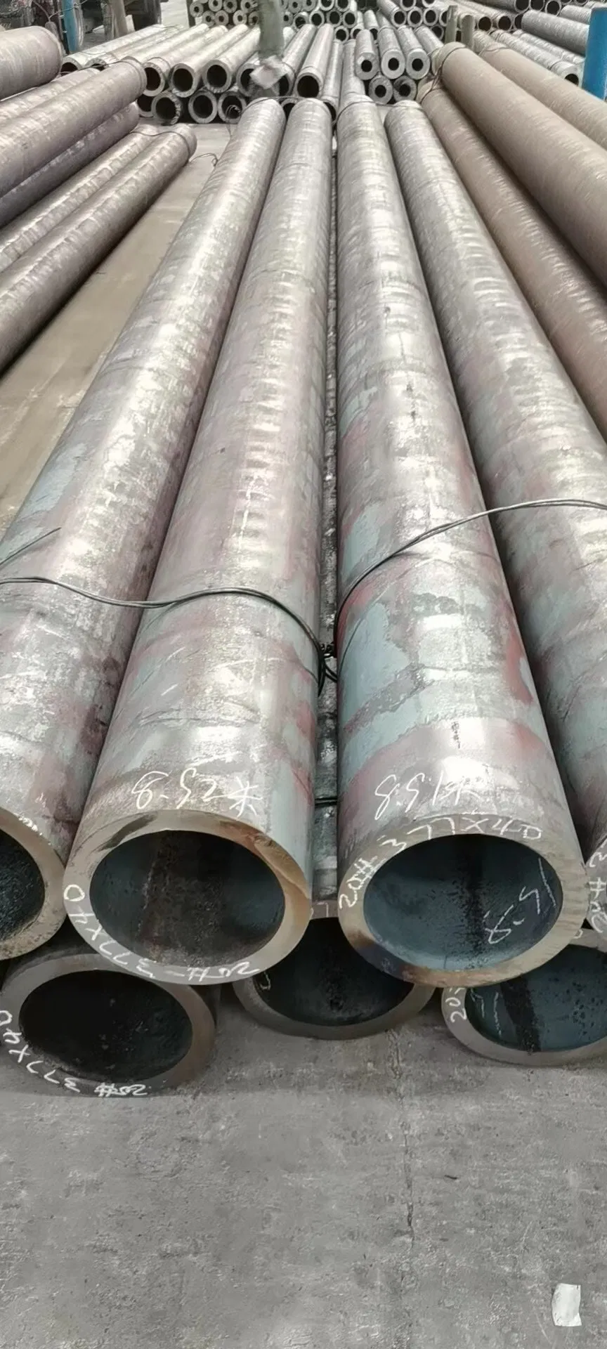 En C45 Steel Pipe Cutting ASTM 1045 Steel Pipe Manufacturer Grade 45 Steel Tube Turn-Milling Factory