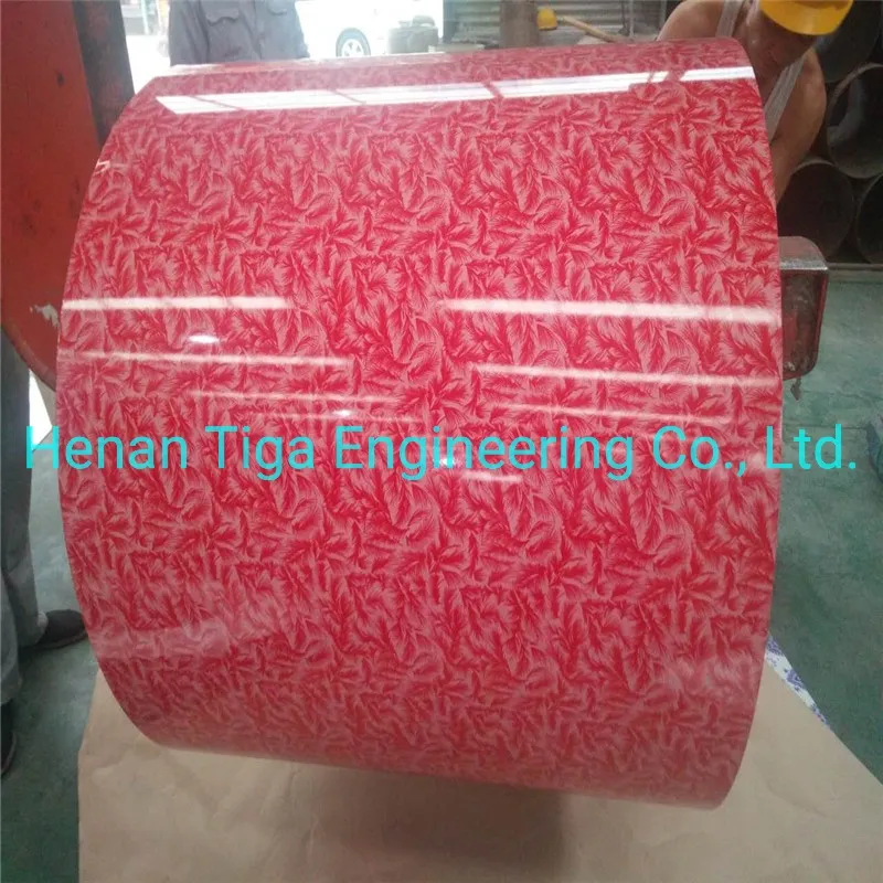 Factory 0.25mm Wood Designed Pattern Printed PPGI Coil for Door