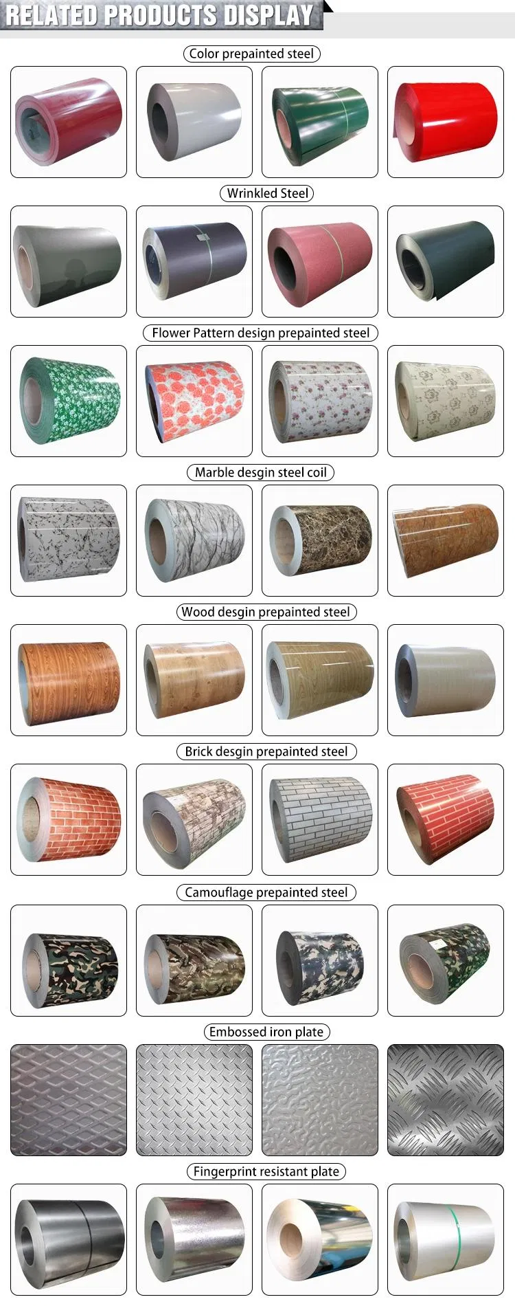 Factory Wholesale Cold Rolled Roofing Sheet Color Coated Prepainted Galvanized Steel PPGI Coil